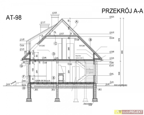 Przekrój A-A