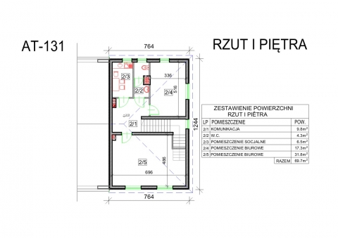 Rzut 1 piętra